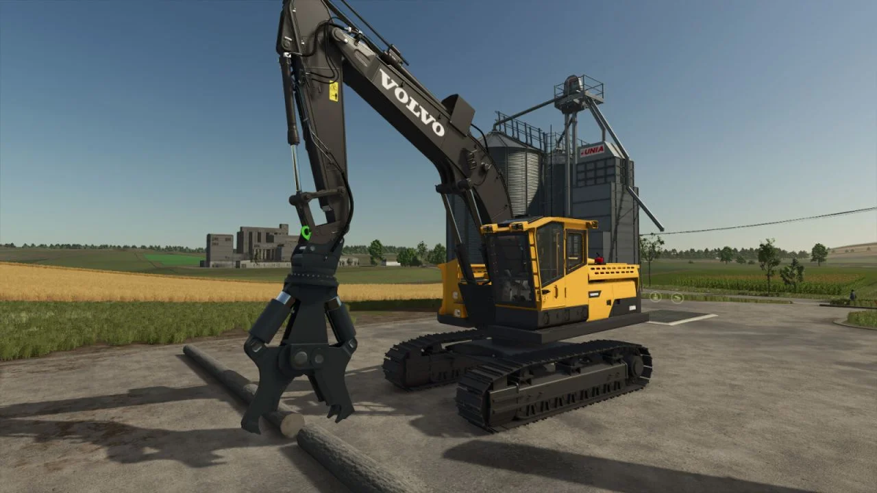 FS25 Excavator Attachments V1.0 Forestry Mod FS25 Mod Free Download