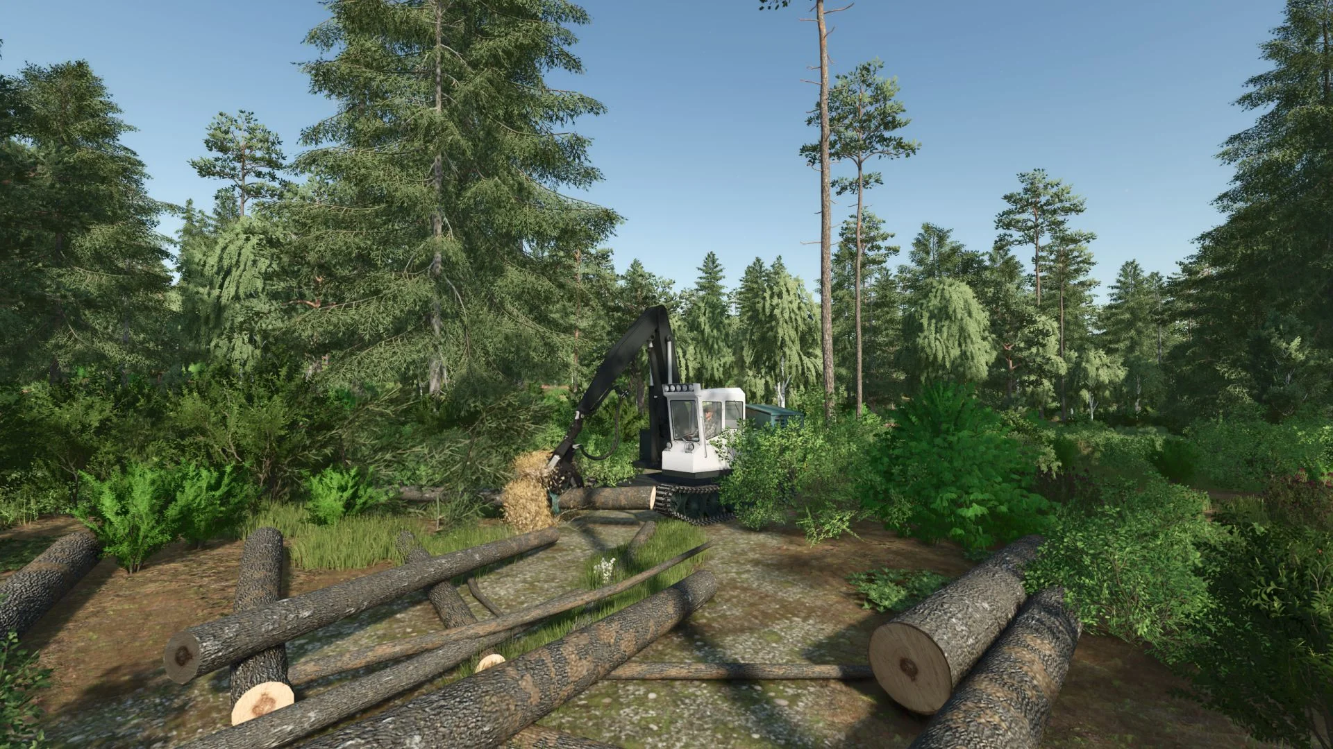 FS25 Forest machine V1.0 Forestry Mod FS25 Mod Free Download