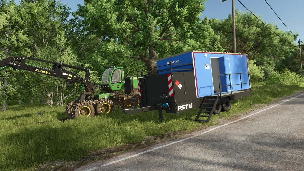 FS25 Forestry Service Trailer V2.0.0.1 FS25 Mod Free Download