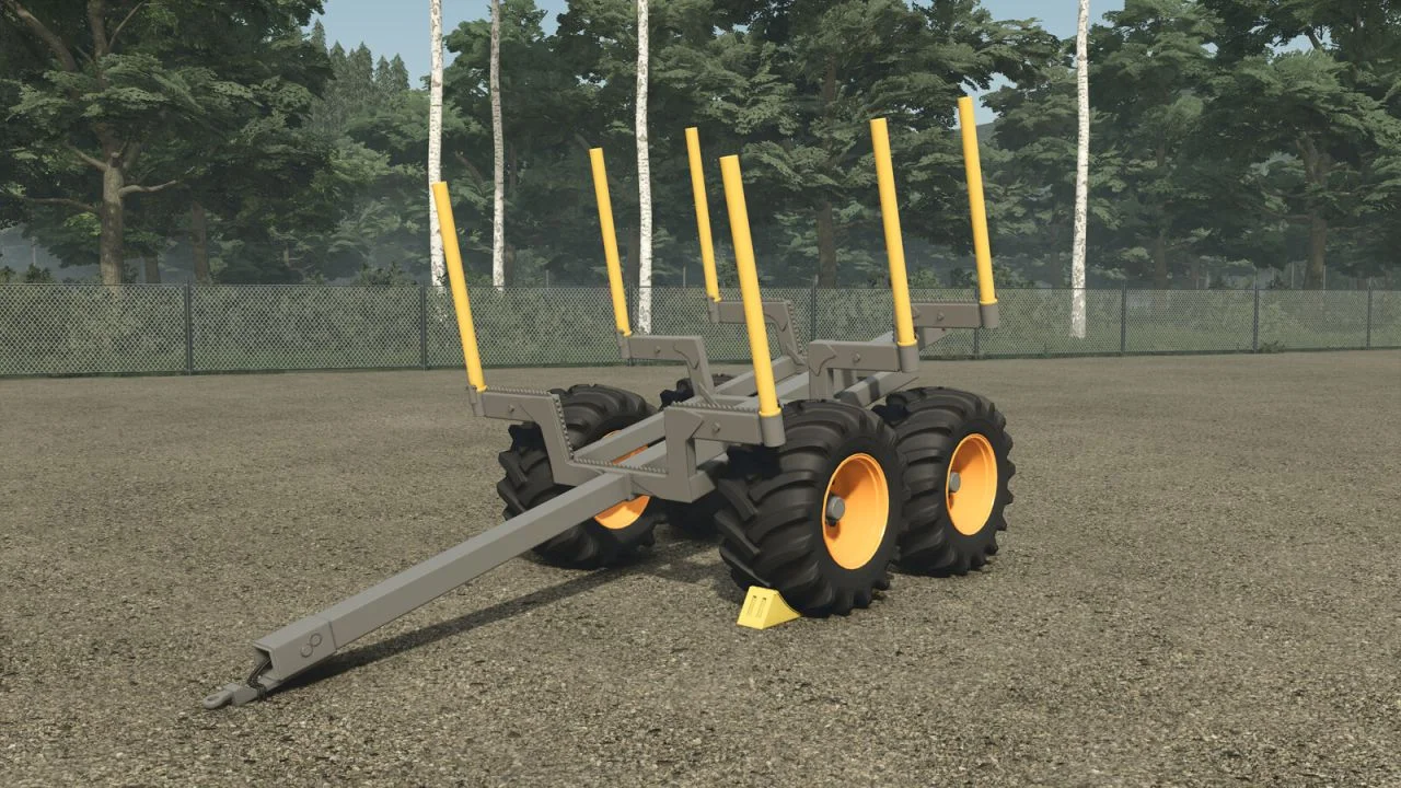 FS25 Forwarder Trailer V1.0 Forestry Mod FS25 Mod Free Download
