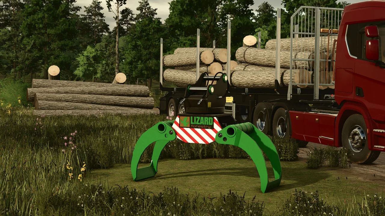 FS25 GrappleSaw V1.0 Forestry Mod FS25 Mod Free Download