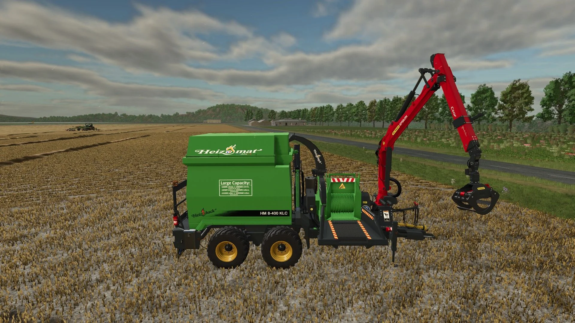 FS25 Heizomat HM 8-400 KLC V2.0 Forestry Mod FS25 Mod Free Download