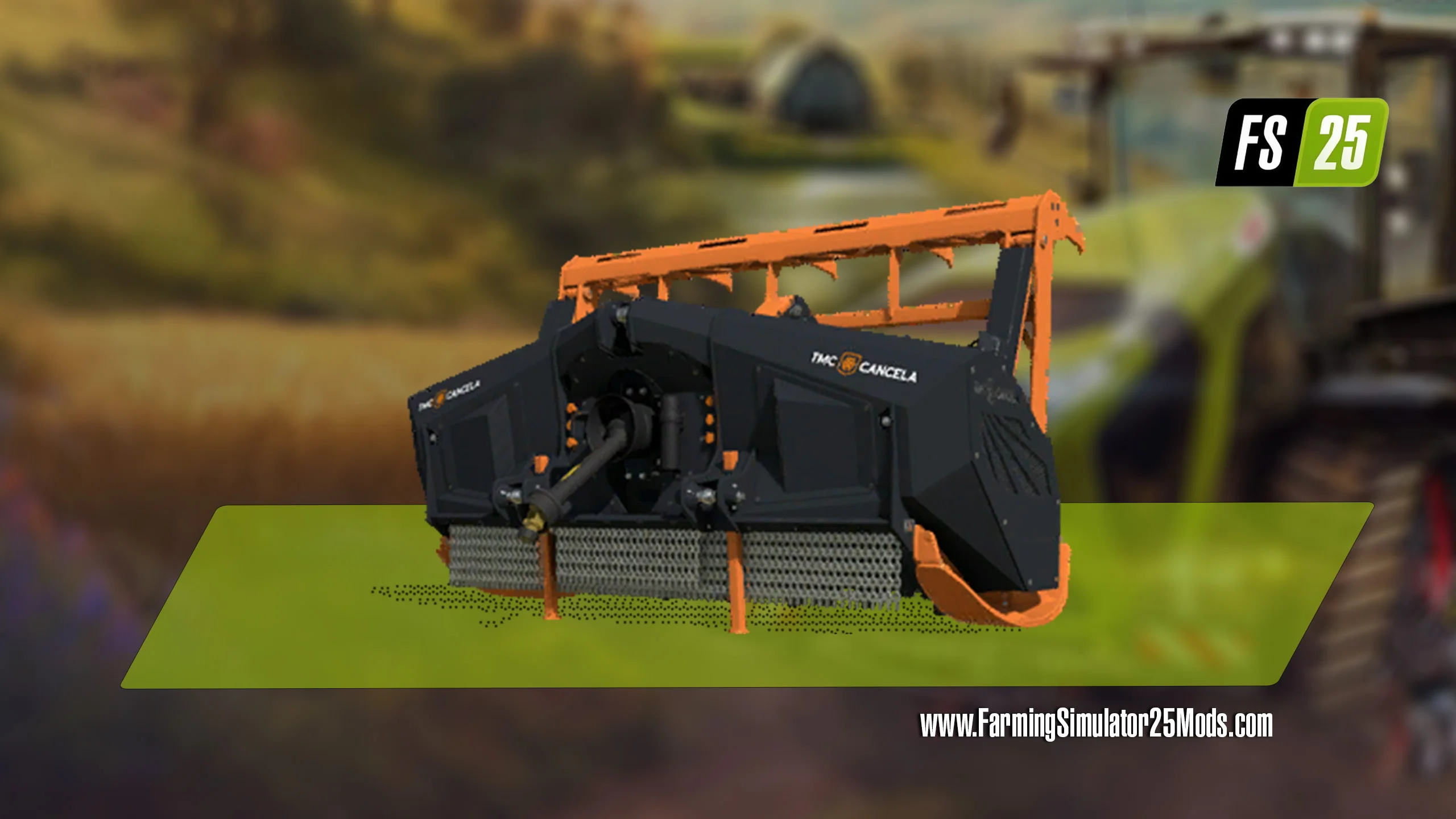 FS25 High speed stump grinder 1.0 Forestry Mod FS25 Mod Free Download
