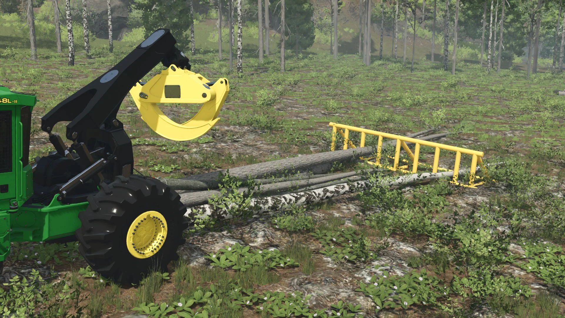 FS25 Homemade Delimbing Gate V1.0 Forestry Mod FS25 Mod Free Download