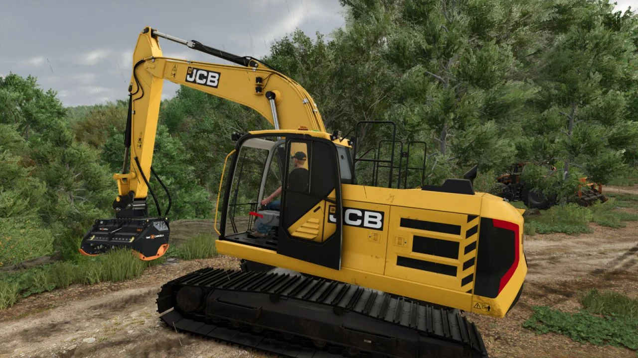 FS25 JCB 220X Excavator V1.0.0.2 Forestry Mod FS25 Mod Free Download