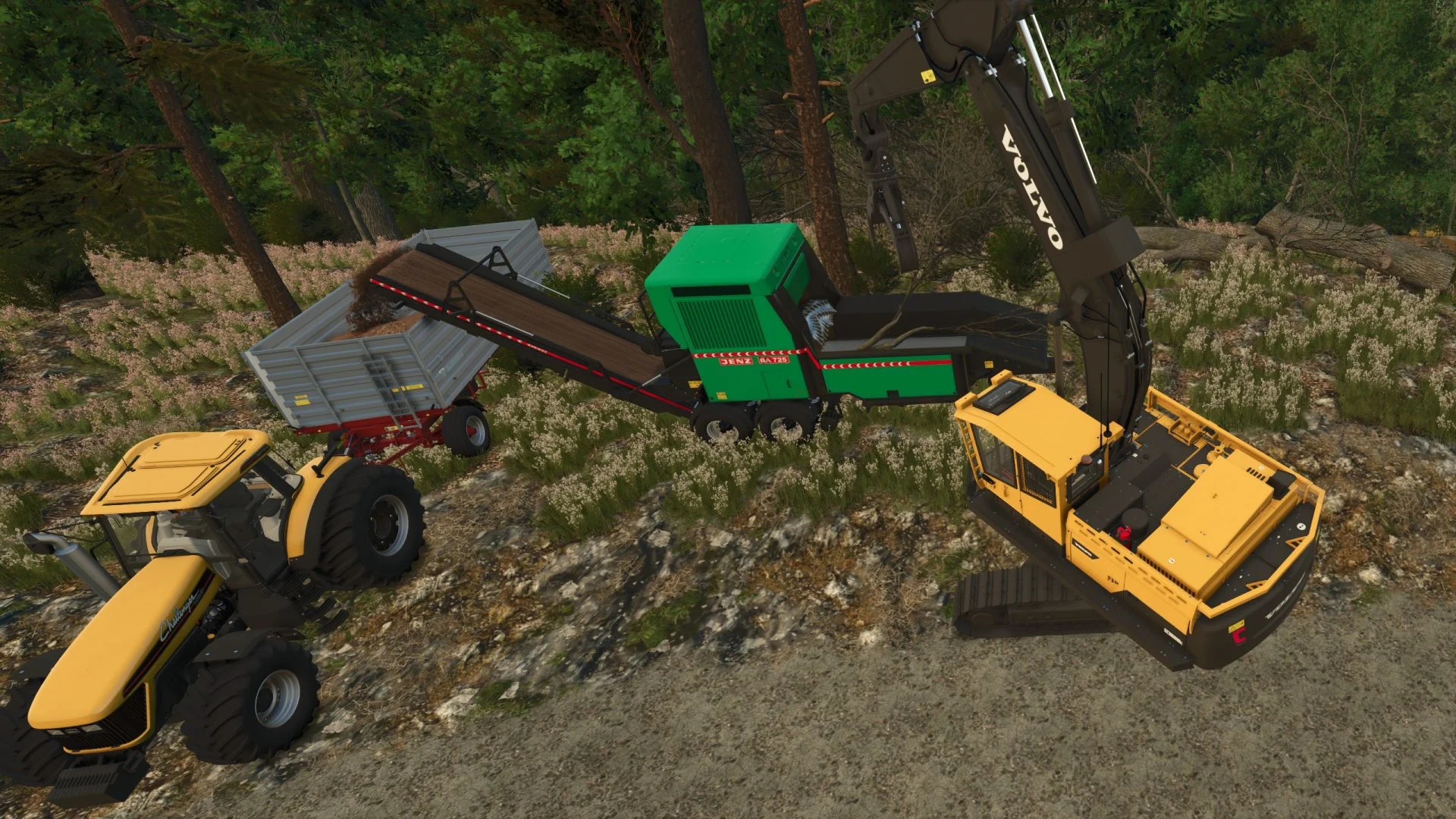 FS25 Jenz BA 725 V1.0 Forestry Mod FS25 Mod Free Download