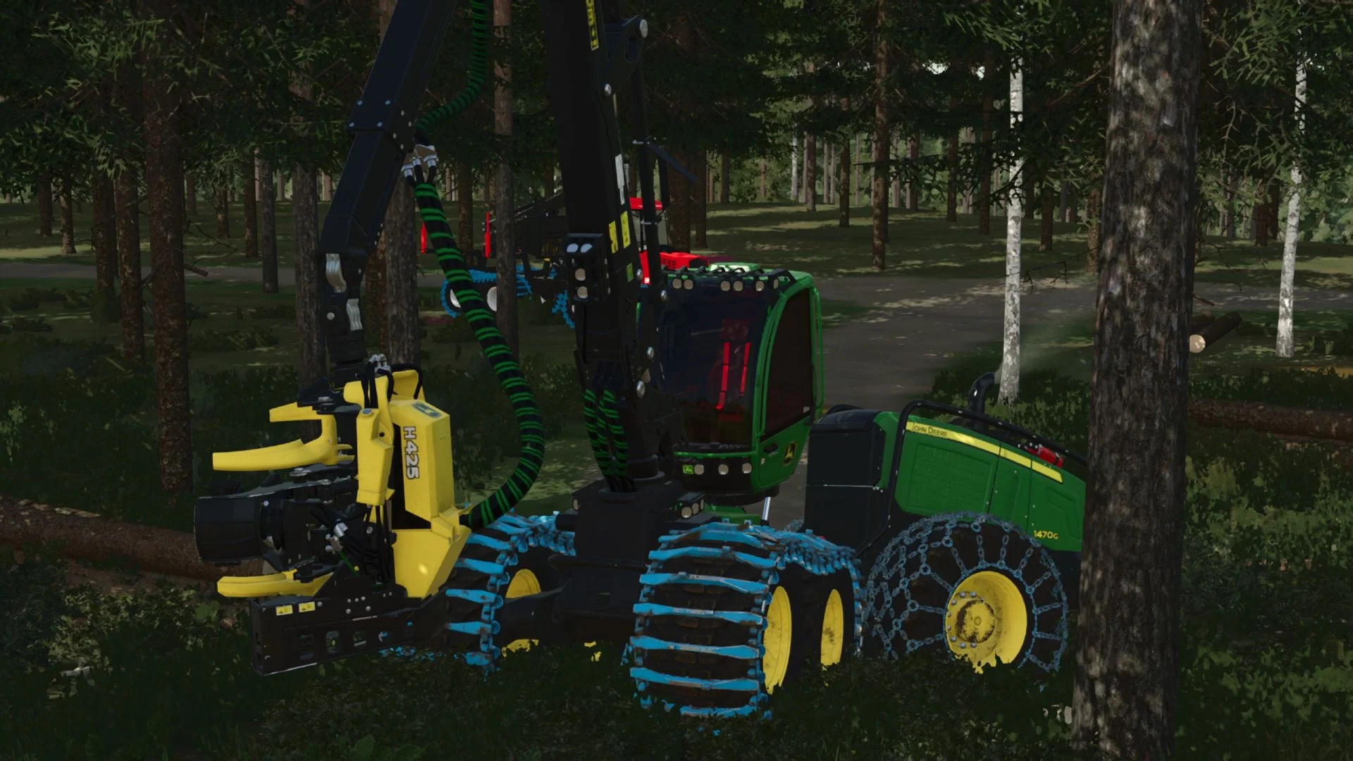 FS25 John Deere 1470G V1.0 Forestry Mod FS25 Mod Free Download