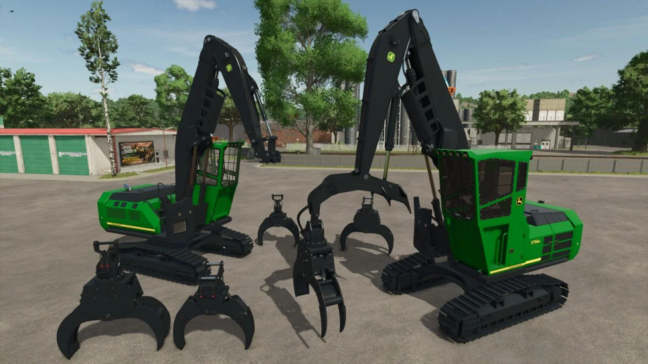 FS25 John Deere 3756G V1.0 Forestry Mod FS25 Mod Free Download