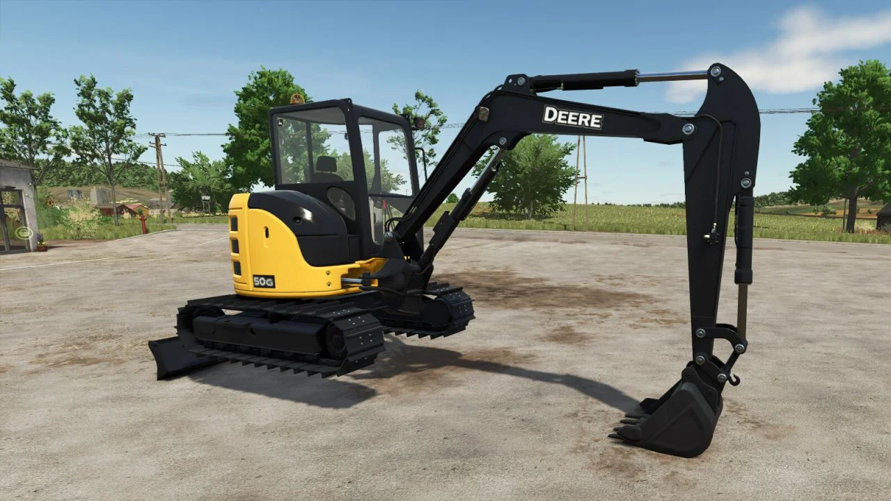 FS25 John Deere 50G V1.0 Forestry Mod FS25 Mod Free Download