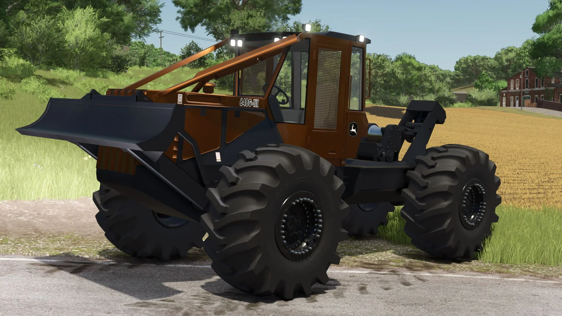 FS25 John Deere 548H V1.0 Forestry Mod FS25 Mod Free Download