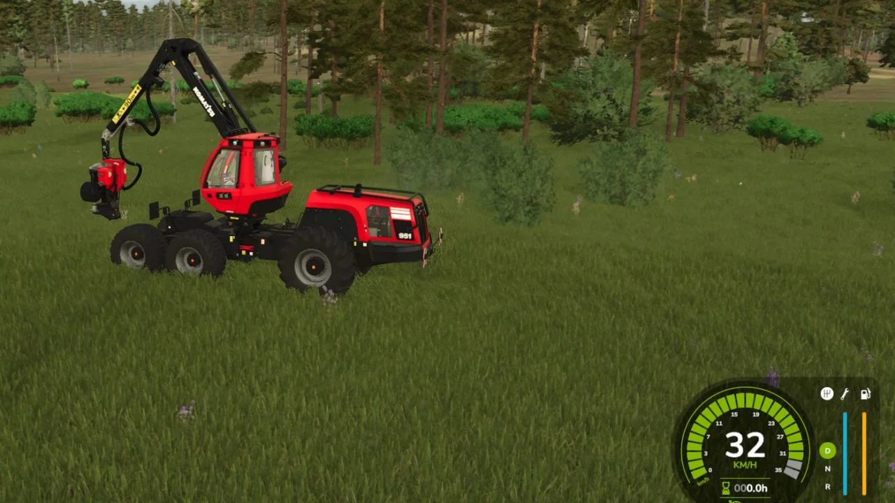 FS25 Komatsu 951 Edit V1.0 Forestry Mod FS25 Mod Free Download