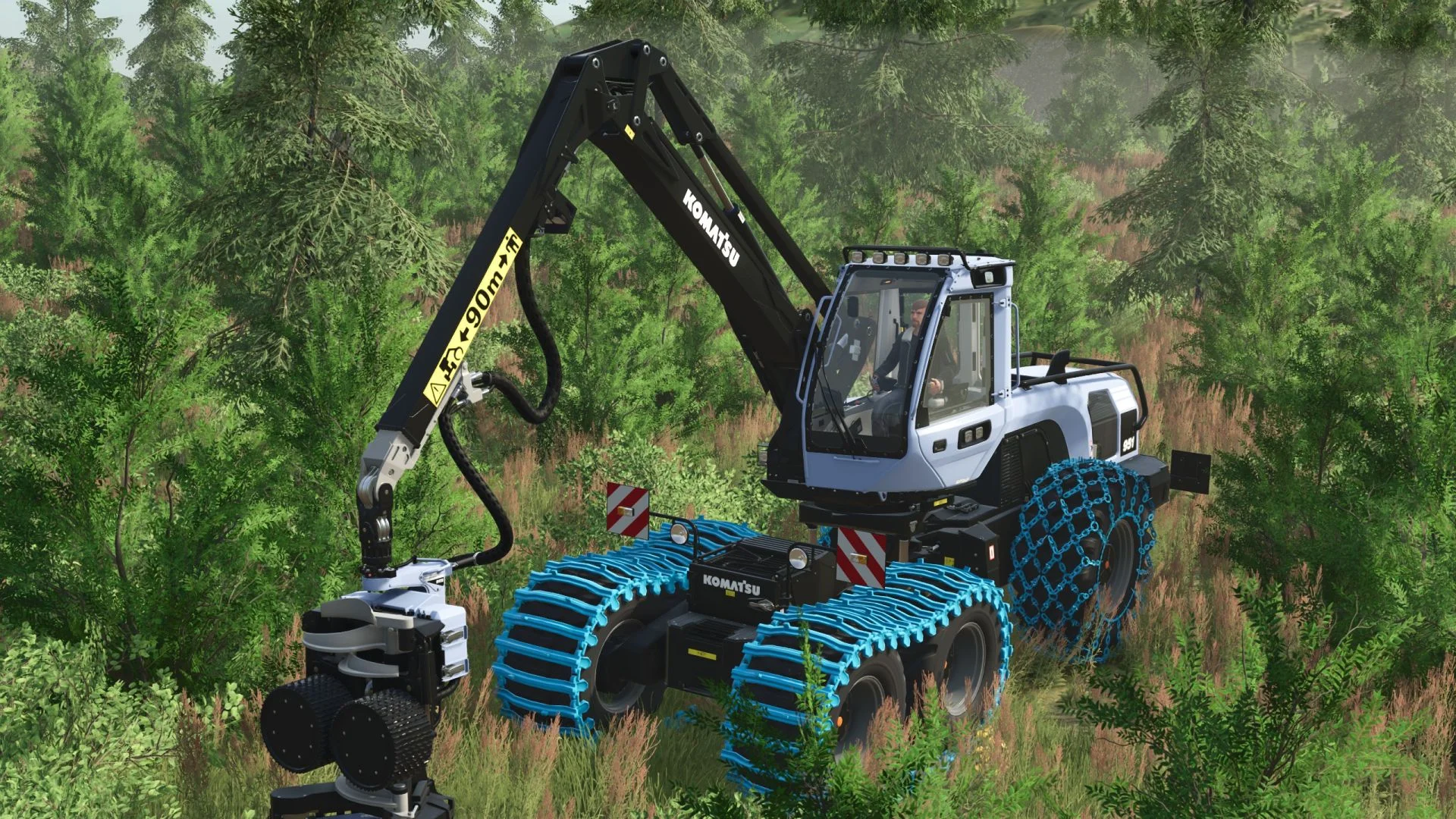 FS25 Komatsu 951 Tuned V1.0 Forestry Mod FS25 Mod Free Download