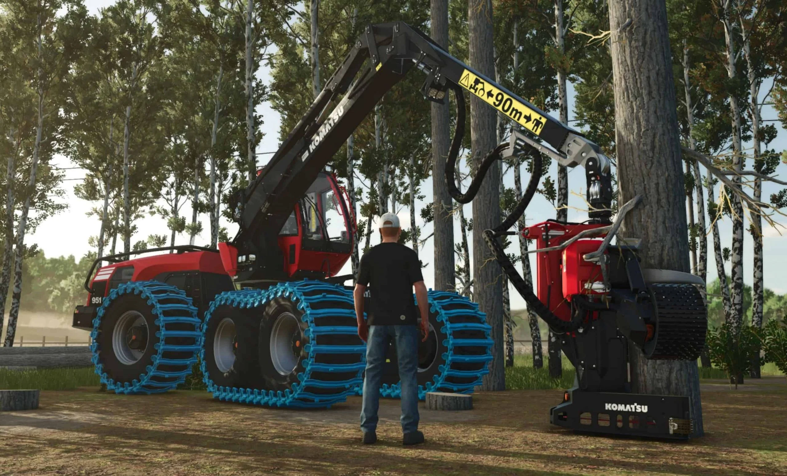 FS25 Komatsu 951 V1.0 Forestry Mod FS25 Mod Free Download