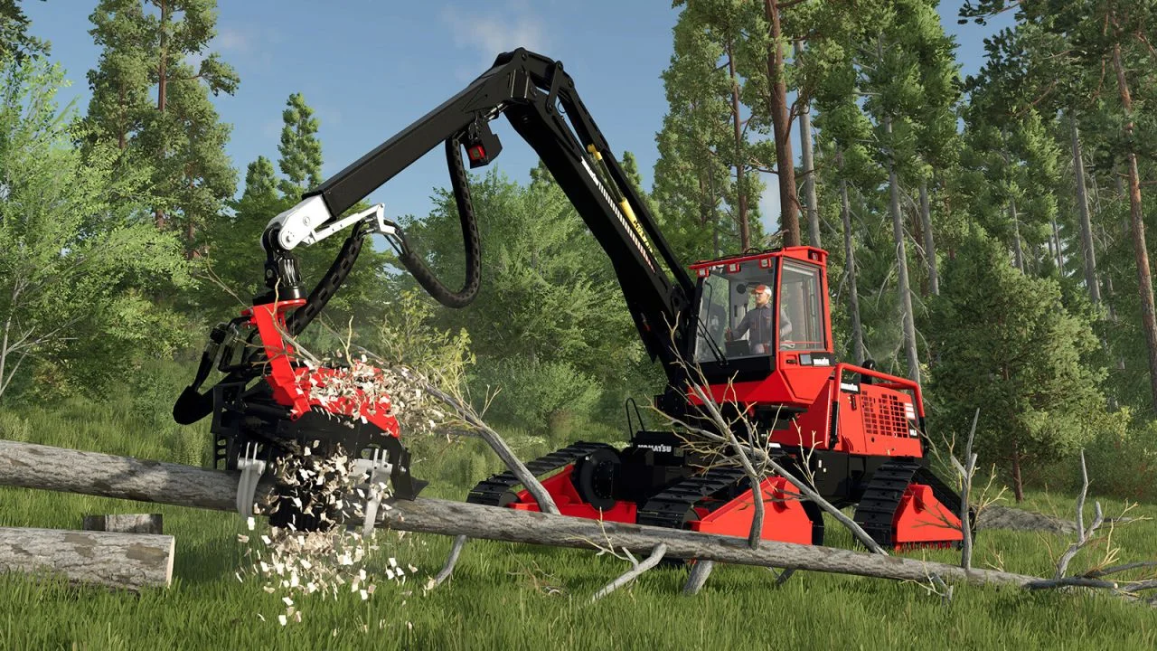 FS25 Komatsu Harvester 911 V1.0 Forestry Mod FS25 Mod Free Download