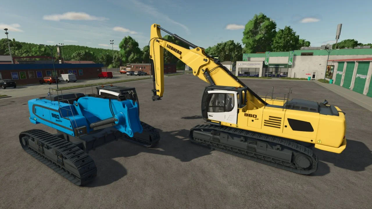 FS25 Liebherr R960 V1.0 Forestry Mod FS25 Mod Free Download