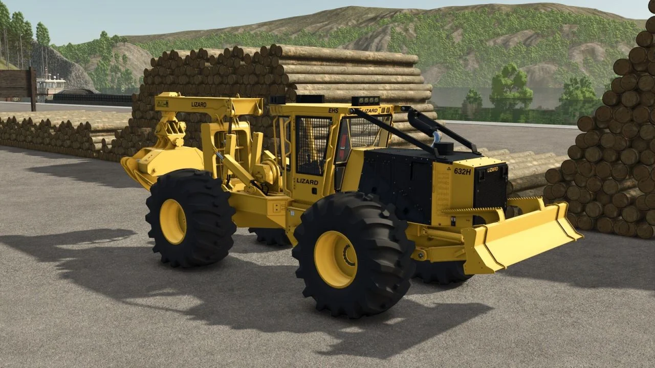 FS25 Lizard 632H V1.1 Forestry Mod FS25 Mod Free Download