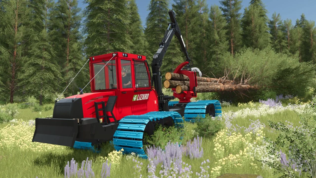FS25 Lizard LogFlex Series V1.0.5 Forestry Mod FS25 Mod Free Download