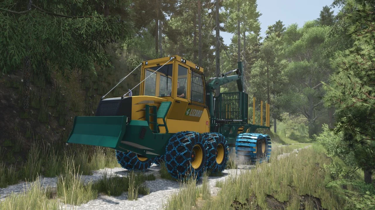 FS25 Lizard LogFlex Series V1.0 Forestry Mod FS25 Mod Free Download