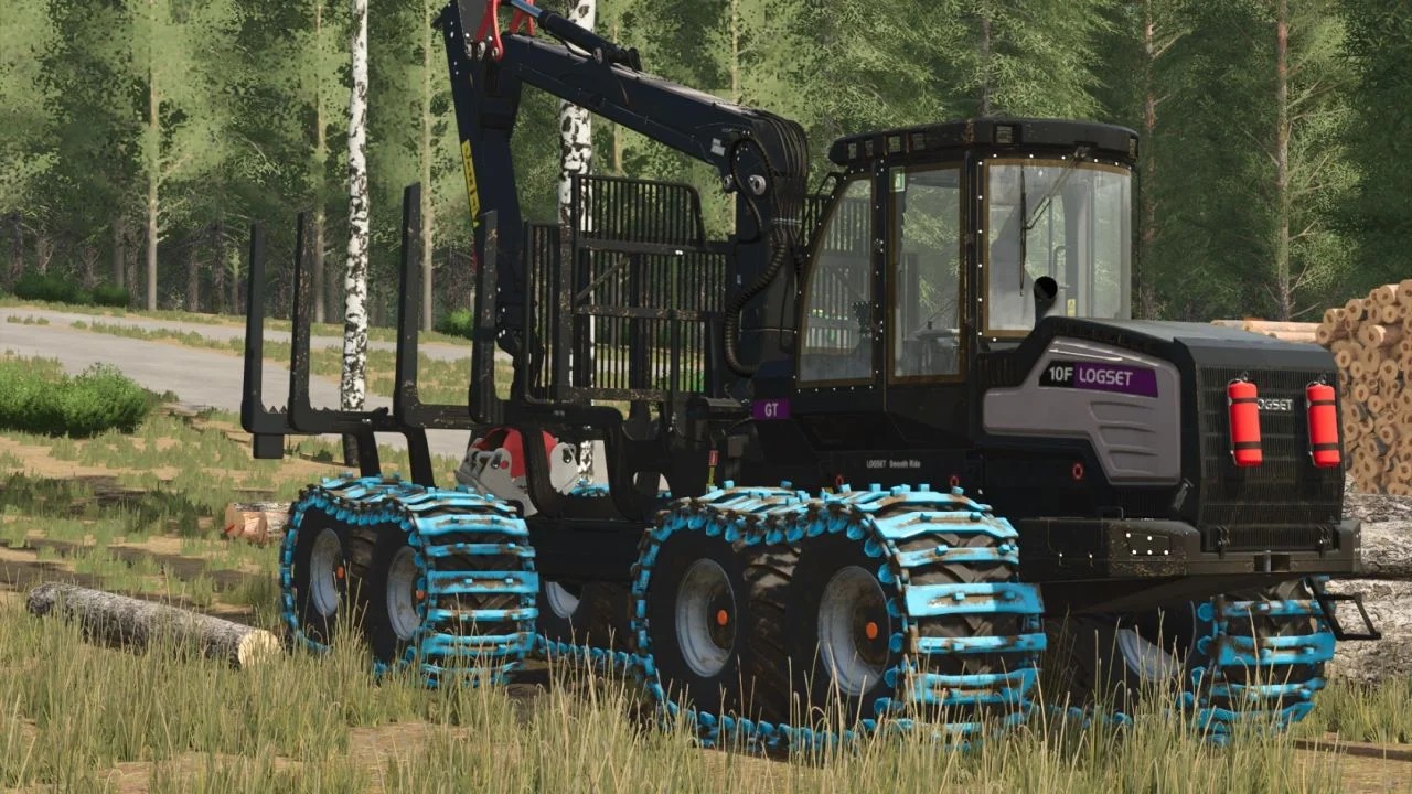 FS25 Logset 10F V1.0 Forestry Mod FS25 Mod Free Download
