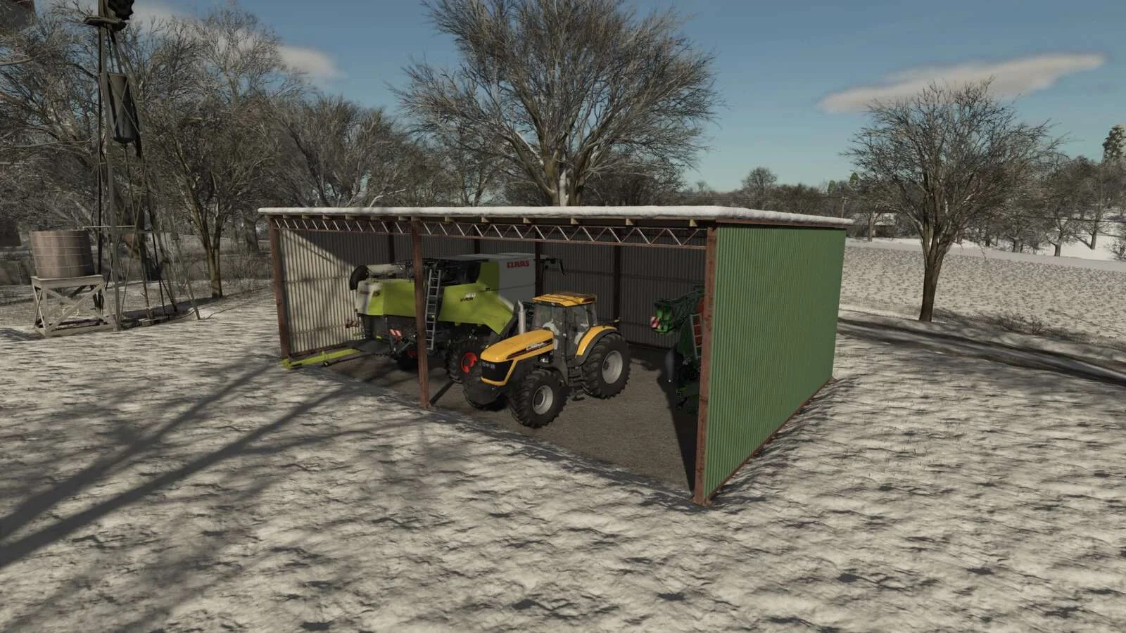 FS25 Machinery Shed v1.0 Forestry Mod FS25 Mod Free Download