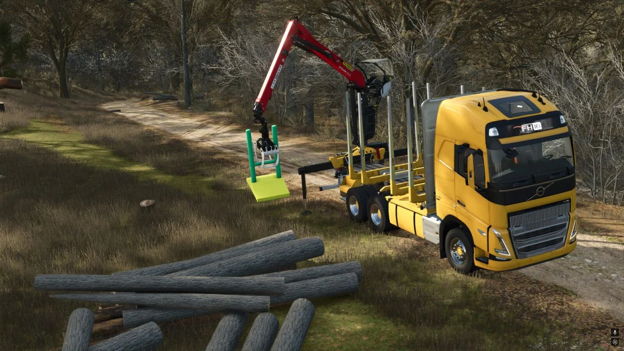 FS25 Mobile Wood Storage V1.0.0.1 Forestry Mod FS25 Mod Free Download