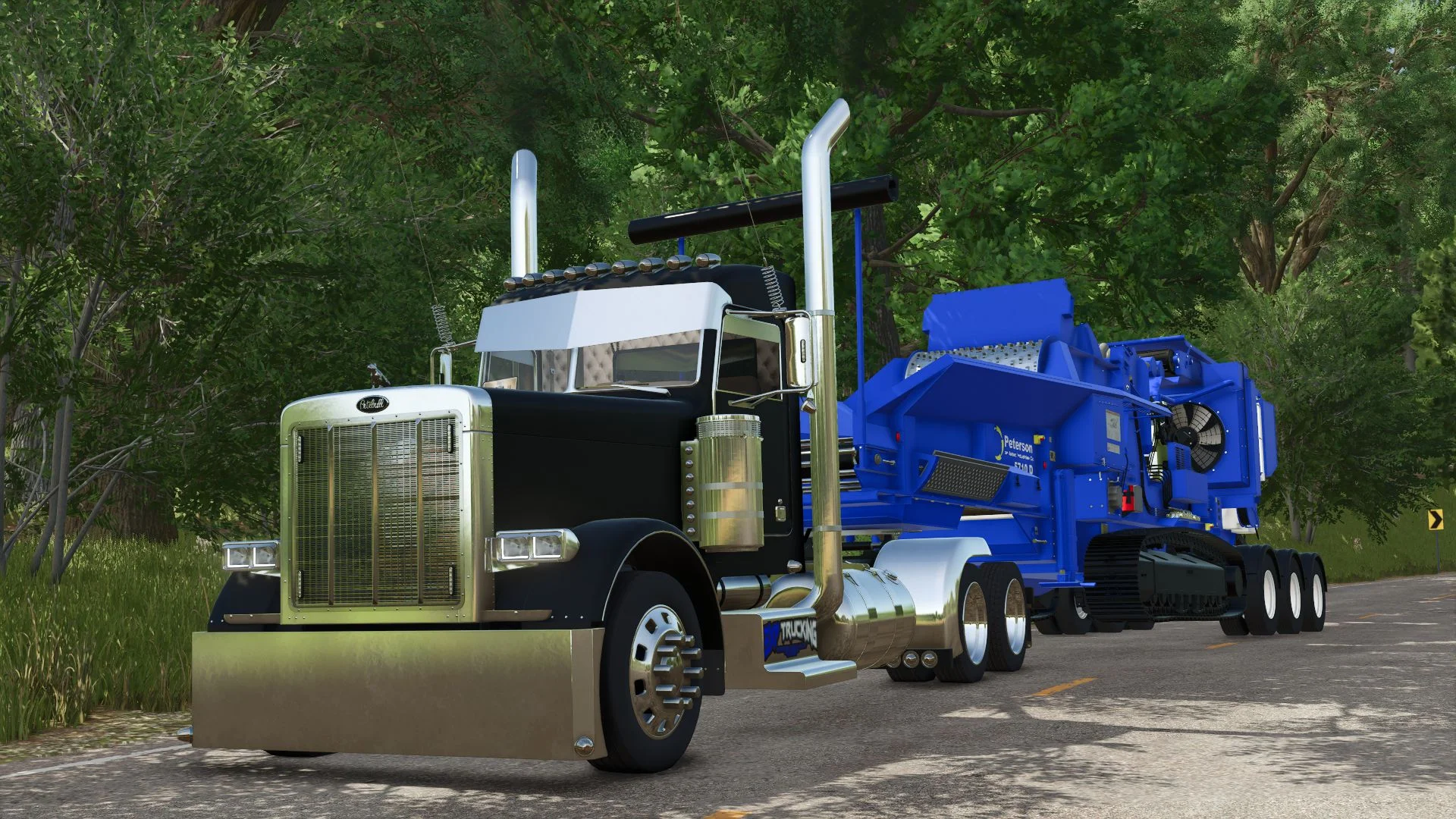 FS25 Peterson Chipper 5710D V1.0 Forestry Mod FS25 Mod Free Download