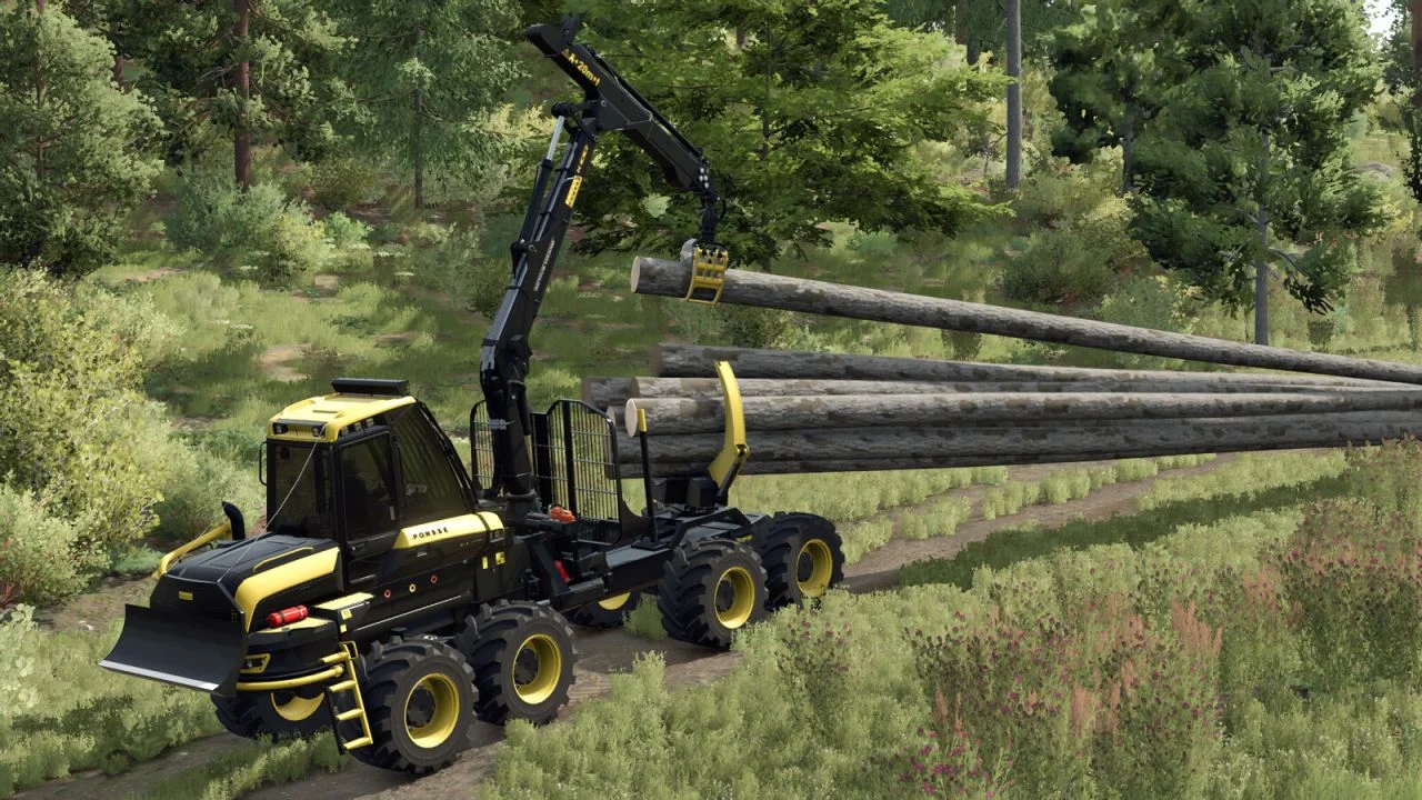 FS25 Ponsse Forwarder Pack V1.0 Forestry Mod FS25 Mod Free Download