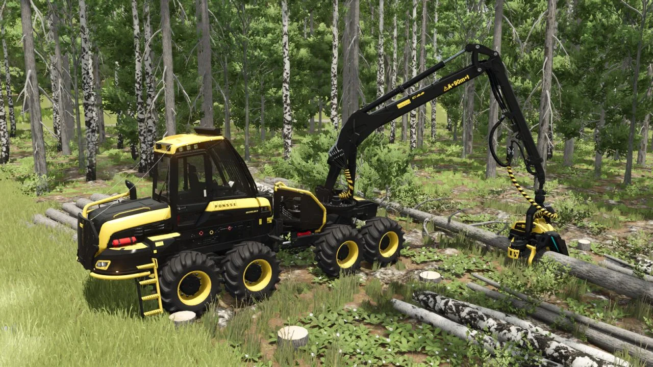 FS25 Ponsse Harvester Pack V1.0.0.2 Forestry Mod FS25 Mod Free Download
