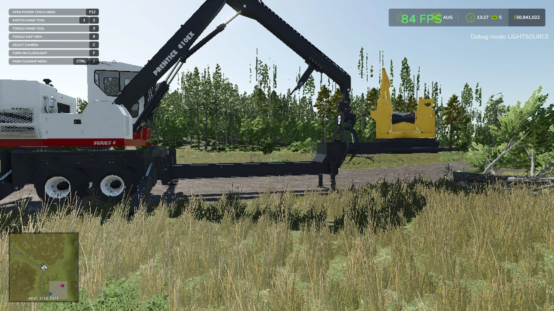 FS25 Prentice 410EX V1.0 Forestry Mod FS25 Mod Free Download