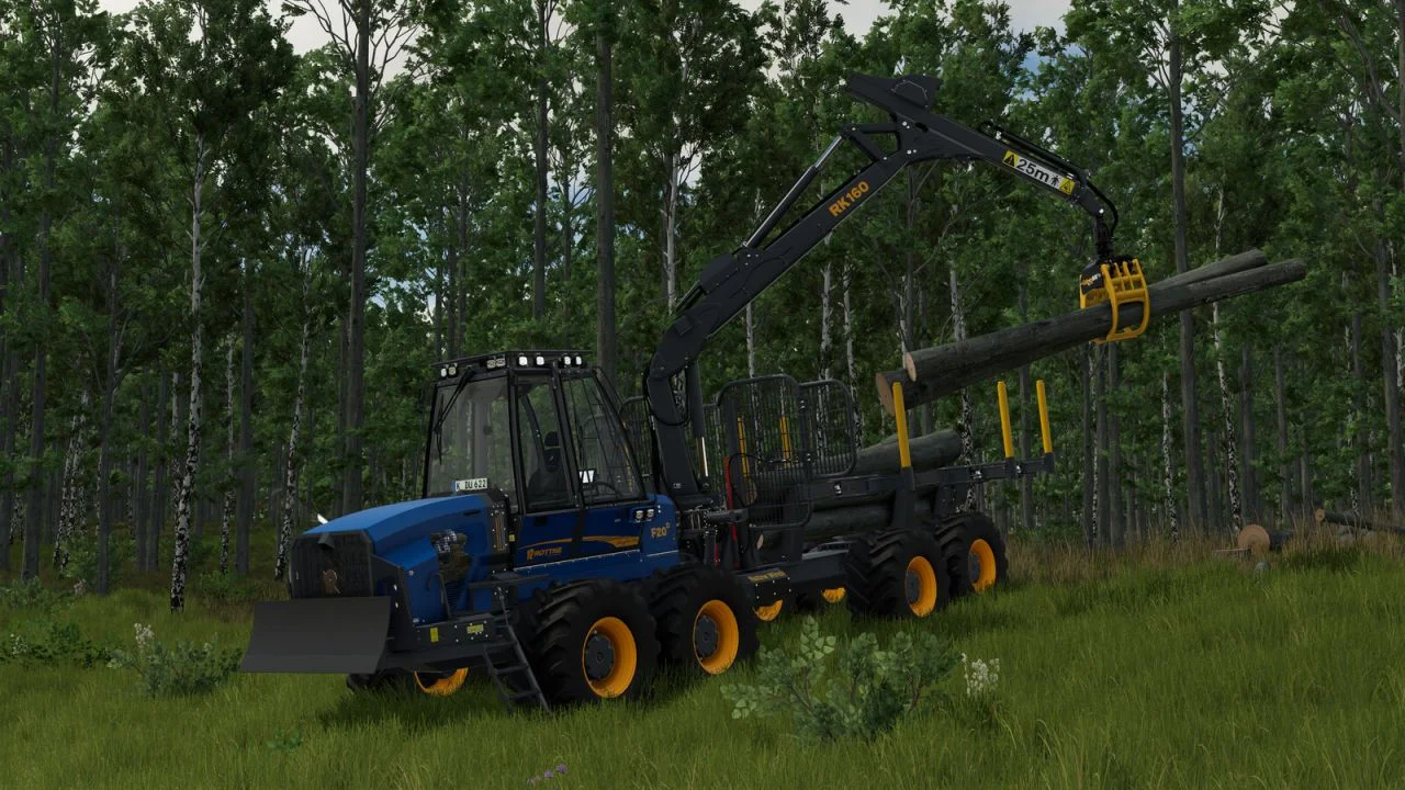 FS25 Rottne Forwarder Pack V1.0.0.1 Forestry Mod FS25 Mod Free Download
