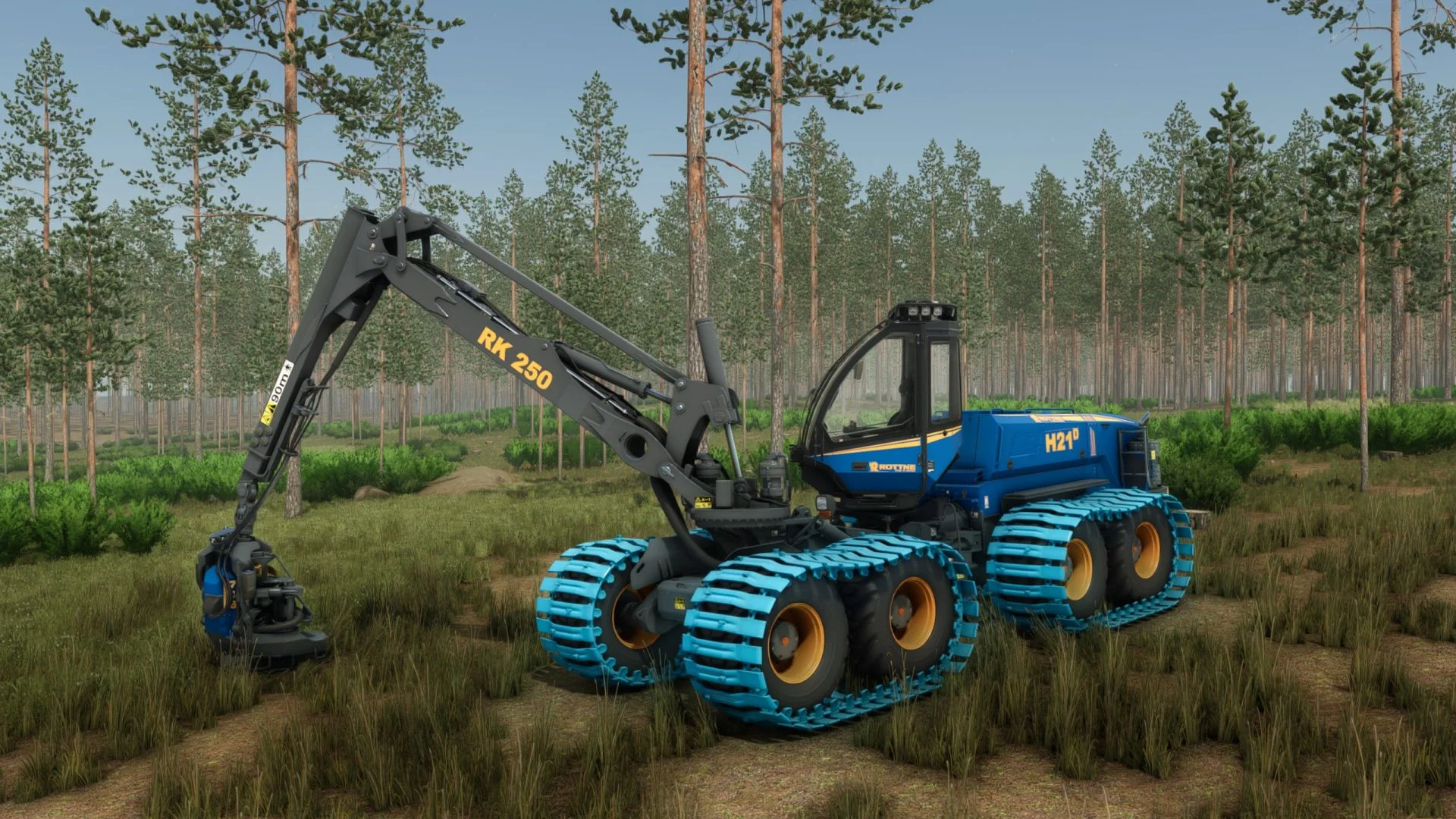 FS25 Rottne H21D V1.1 Forestry Mod FS25 Mod Free Download
