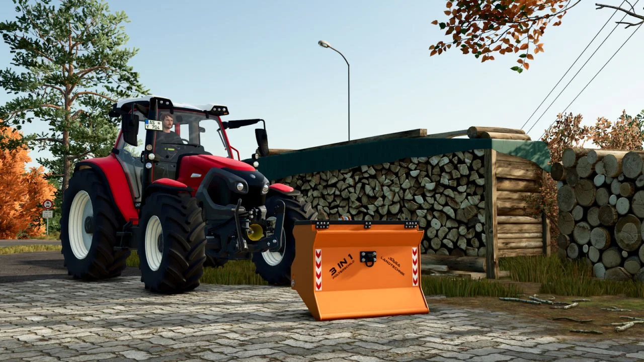 FS25 Saga Log Shield V1.0.0.1 Forestry Mod FS25 Mod Free Download
