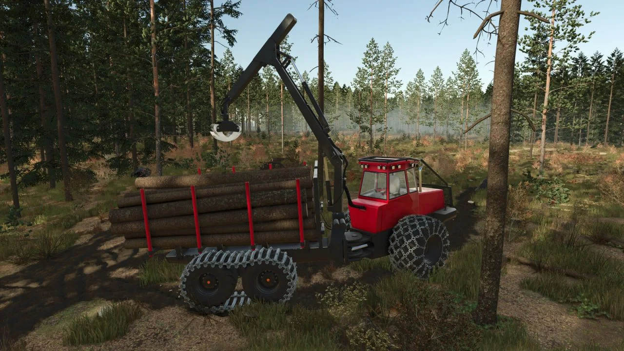 FS25 Selfmade Forwarder V1.0 Forestry Mod FS25 Mod Free Download