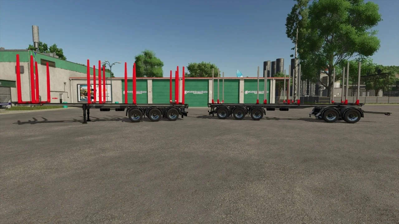 FS25 Shortwood Trailer Pack V1.0 Forestry Mod FS25 Mod Free Download