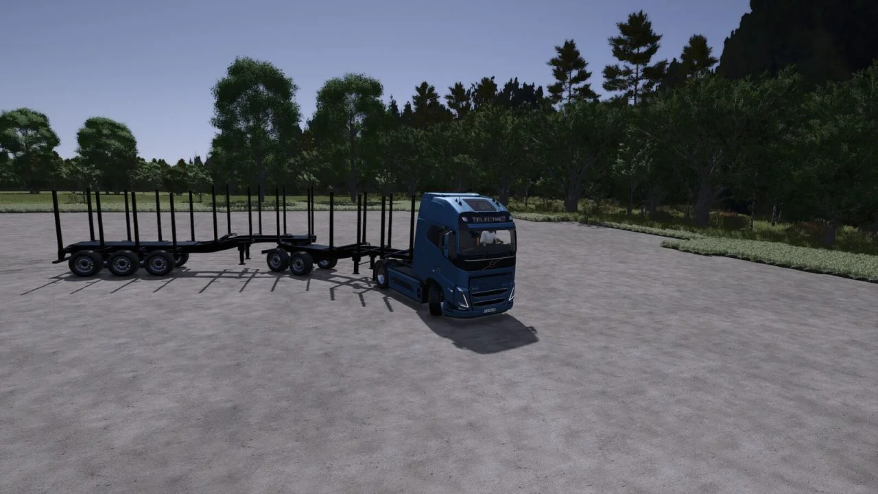 FS25 Super B Tandem V1.0 Forestry Mod FS25 Mod Free Download