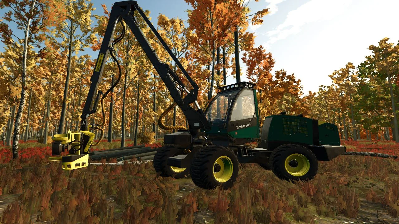 FS25 Timberjack 770D V1.0 Forestry Mod FS25 Mod Free Download