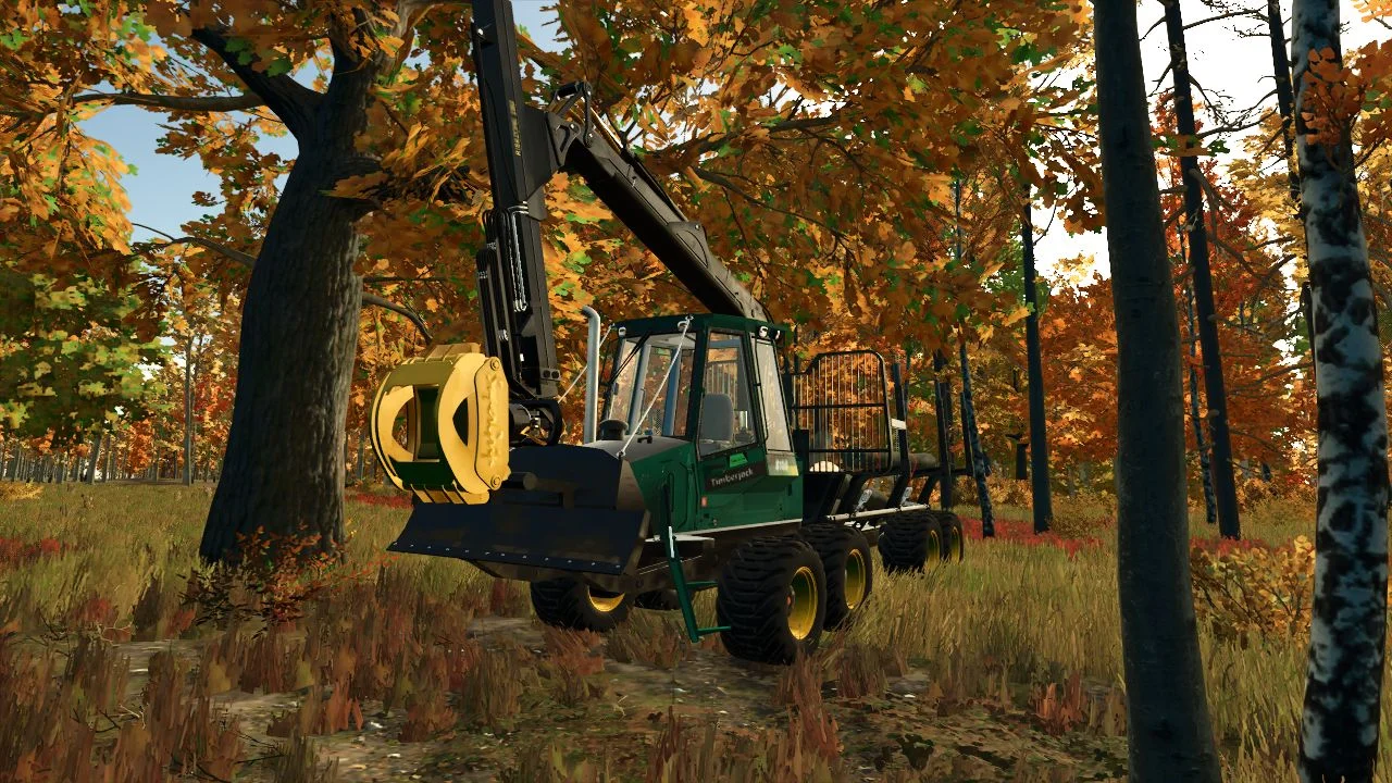 FS25 Timberjack 870D V1.0 Forestry Mod FS25 Mod Free Download