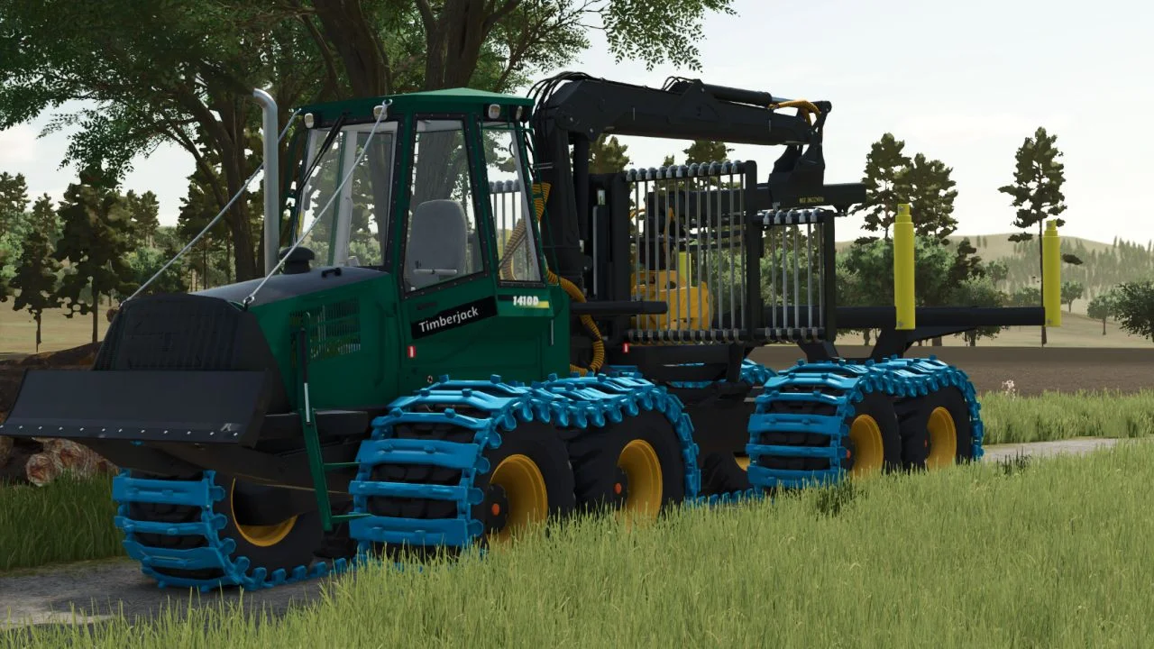 FS25 Timerjack 1410D V1.2 Forestry Mod FS25 Mod Free Download