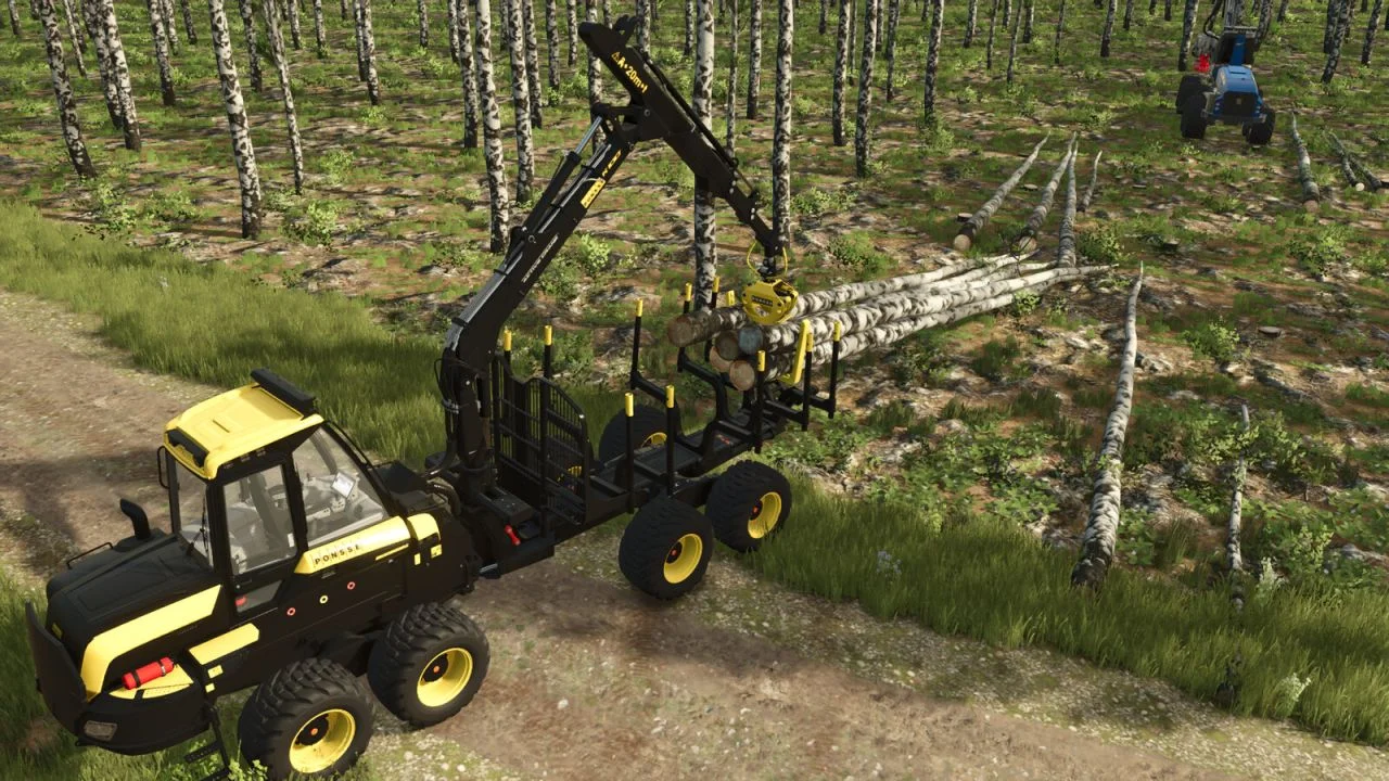 FS25 Universal Rotating Bunk V1.0 Forestry Mod FS25 Mod Free Download