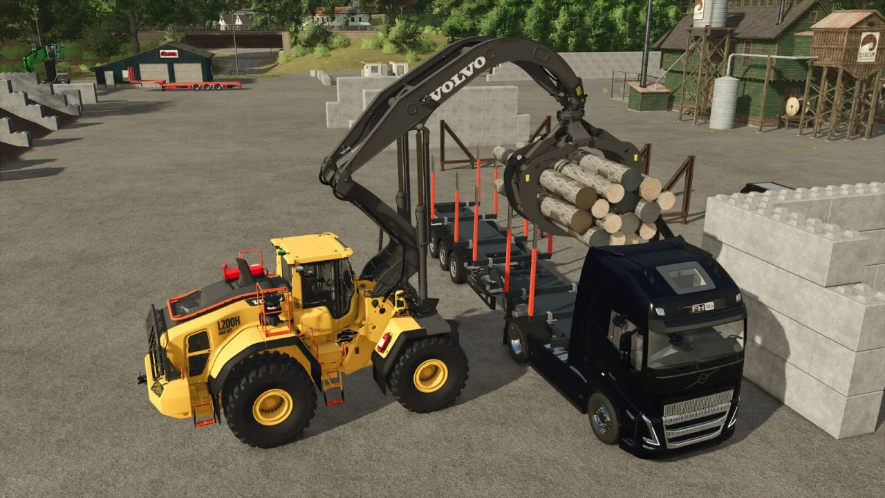 FS25 Volvo L200H High Lift V1.0 Forestry Mod FS25 Mod Free Download