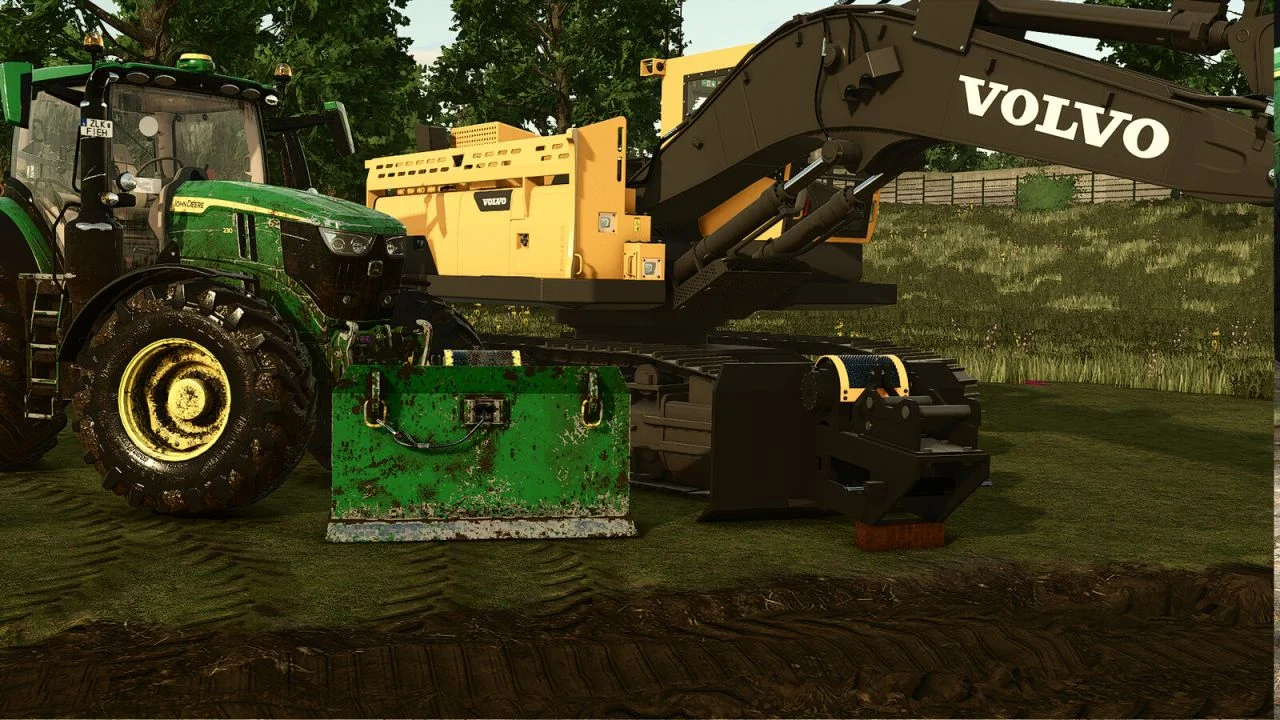 FS25 Winch Attachment V1.0 Forestry Mod FS25 Mod Free Download