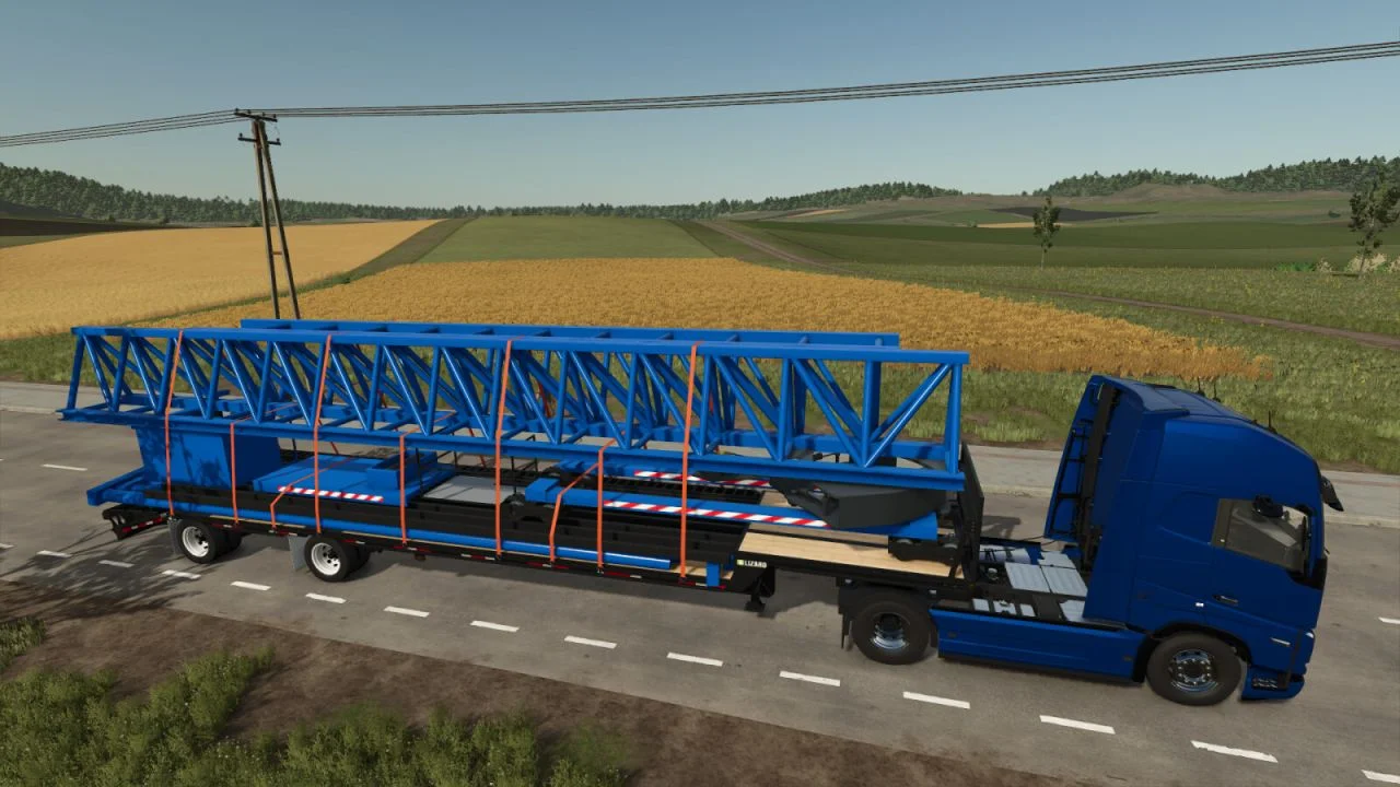 FS25 Wood Crane V1.0 Forestry Mod FS25 Mod Free Download
