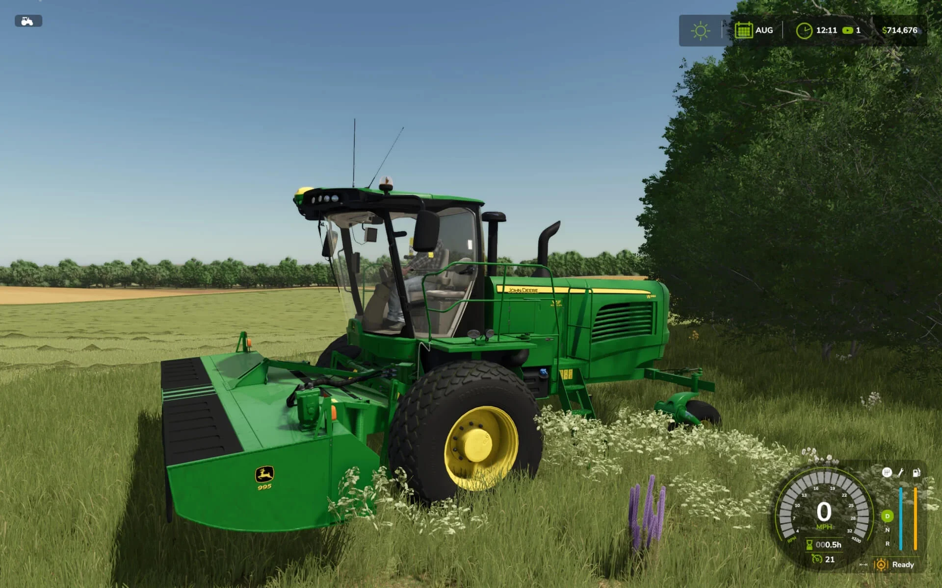 FS25 2020 John Deere W235 and W260 Swather v1.0 Harvesters Mod FS25 Mod Free Download