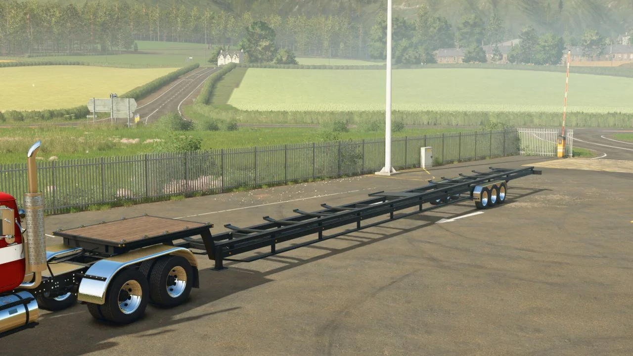 FS25 60ft Header Semitrailer V1.0 Harvesters Mod FS25 Mod Free Download
