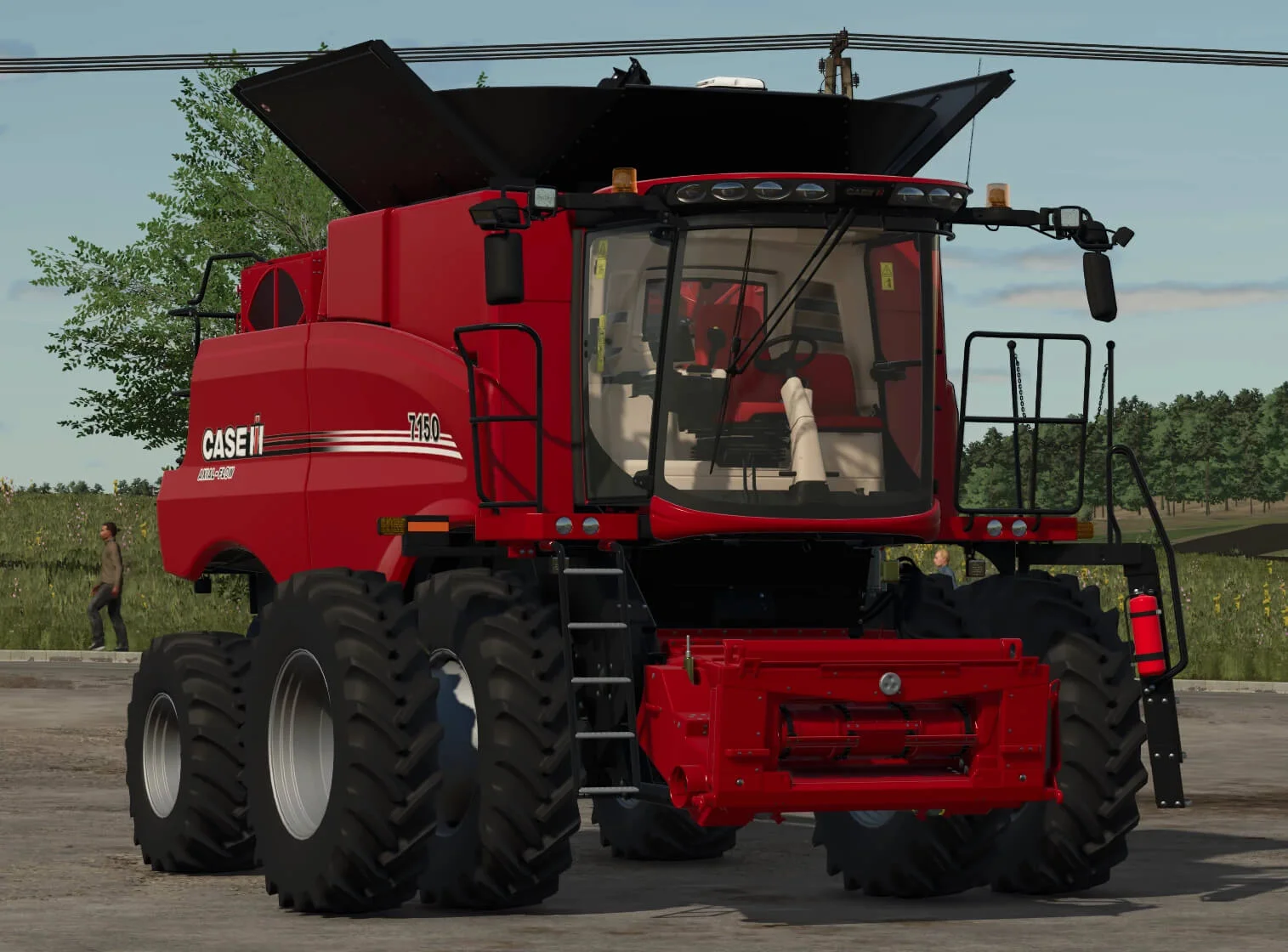 FS25 Axial-Flow 7150 Edit v1.0 Harvesters Mod FS25 Mod Free Download