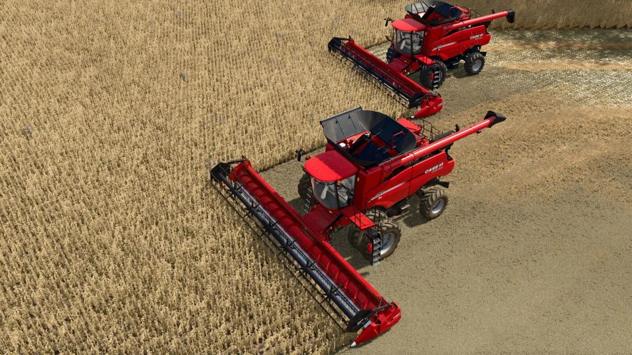 FS25 Case IH 3020 Terraflex Headers V1.0 Harvesters Mod FS25 Mod Free Download