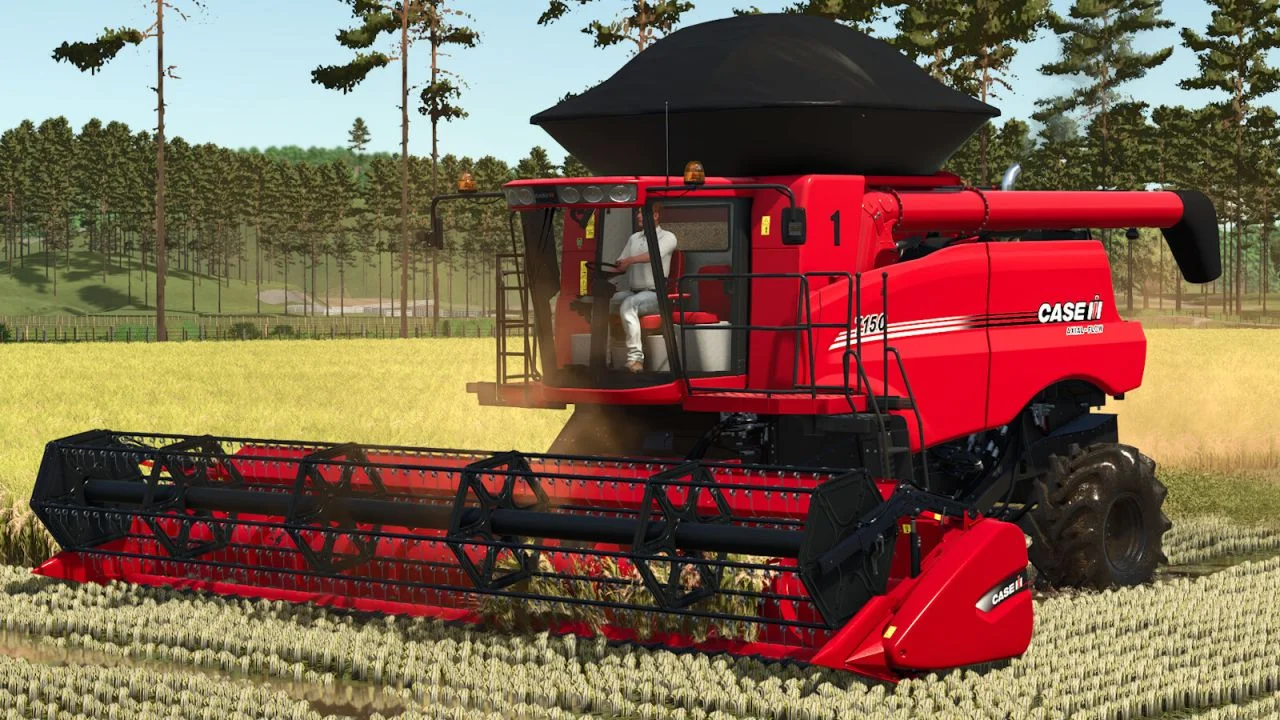 FS25 Case IH 7150 SA V1.0 Harvesters Mod FS25 Mod Free Download
