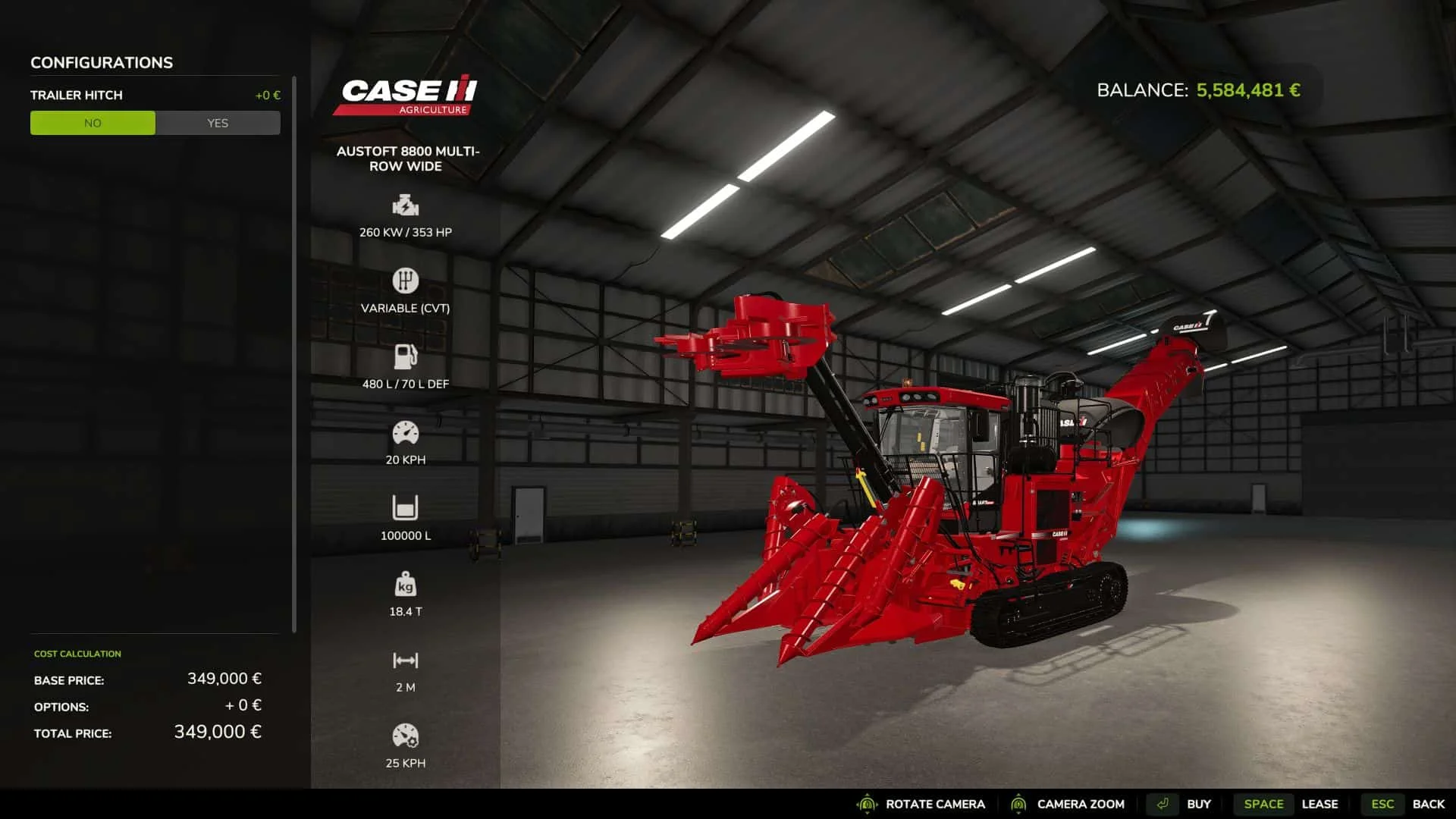 FS25 Case IH A8800MR v1.0.0.0 Harvesters Mod FS25 Mod Free Download