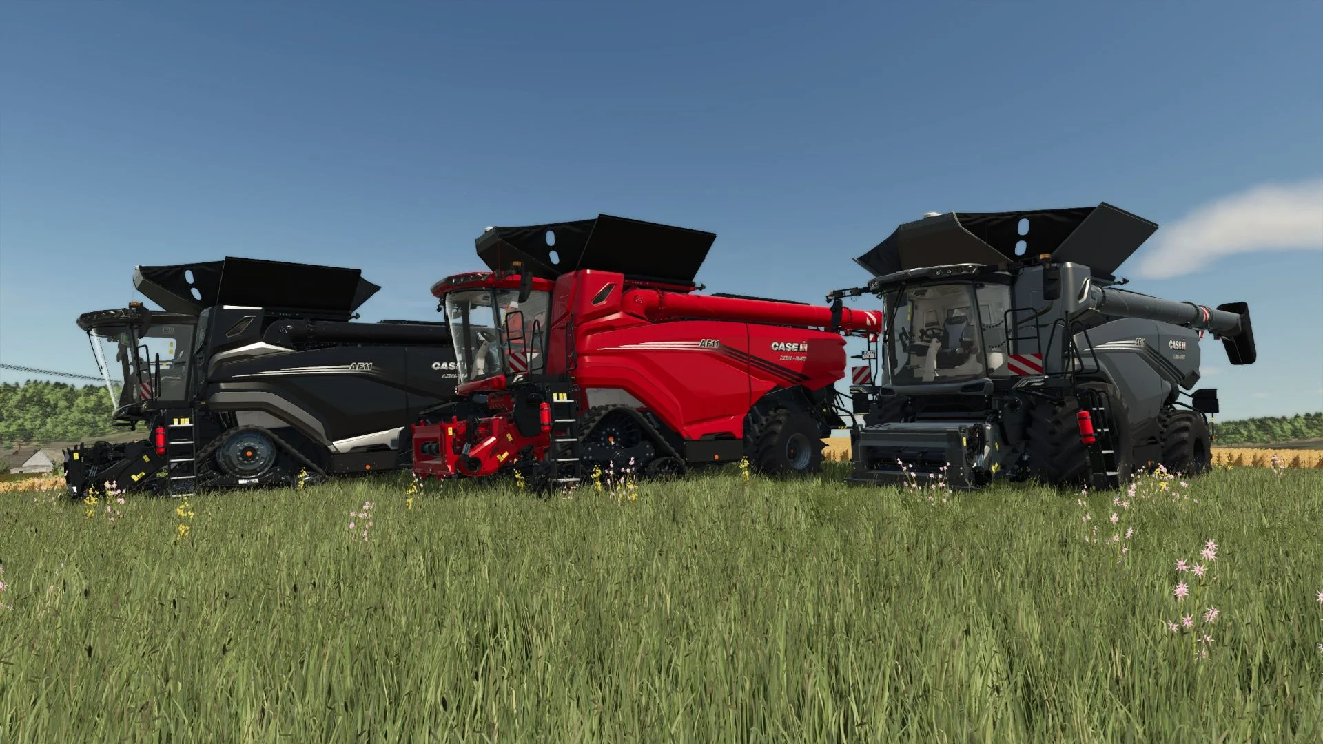 FS25 Case IH Harvesting Pack V1.0 Harvesters Mod FS25 Mod Free Download