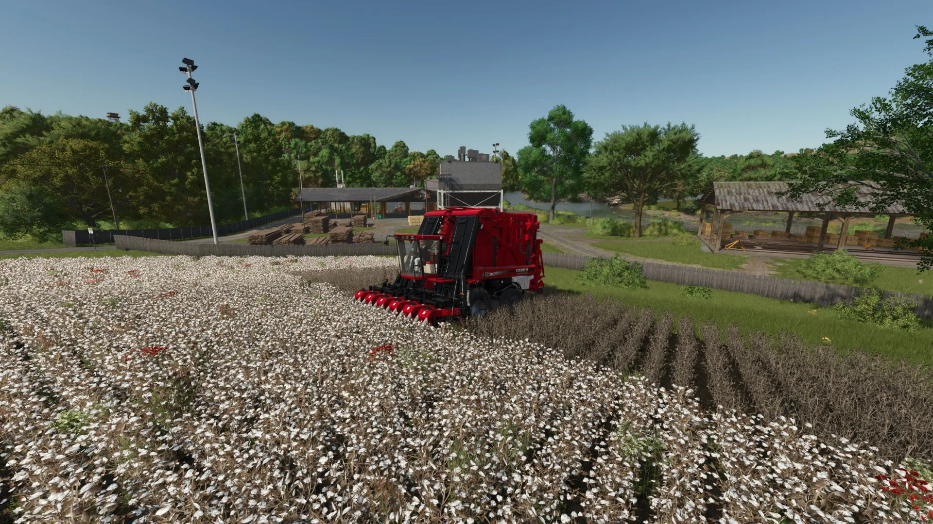 FS25 Case Ih Module Express 635 (Large Area Work) v1.0 Harvesters Mod FS25 Mod Free Download